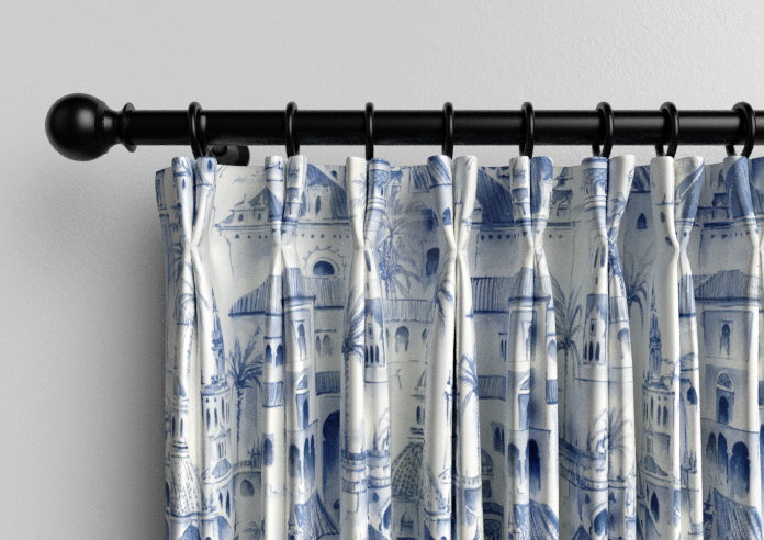 Voyage, Atlantic Blue - Made to Measure Curtain - Image 10